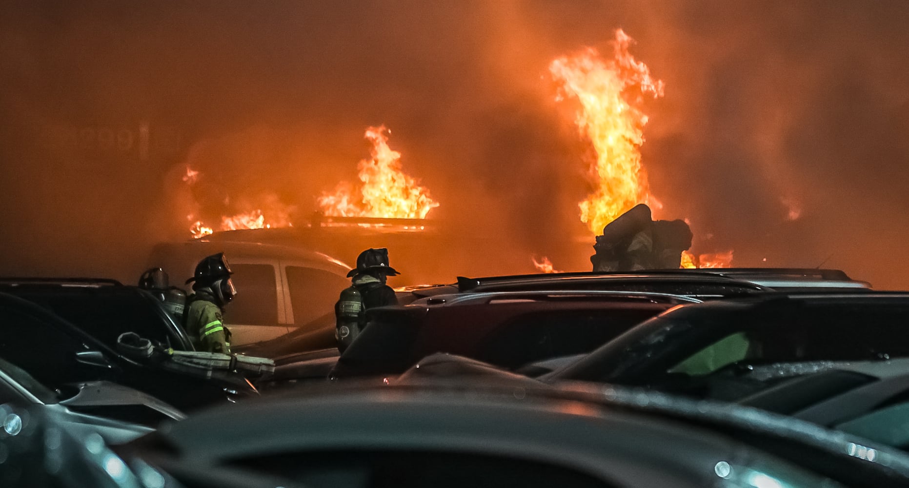 DeKalb County tow lot fire