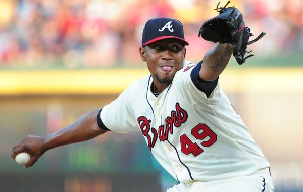 Julio Teheran is 0-5 with a 7.36 ERA in five career starts vs. Dodgers entering Wednesday's matchup. (AJC file photo)