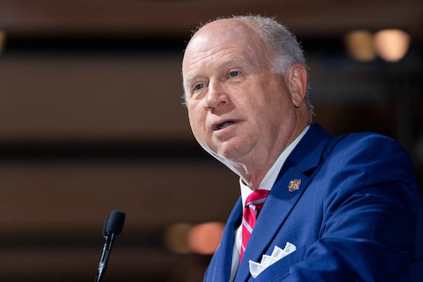 Lieutenant governor candidate and Georgia Senate President Pro-Tem Butch Miller speaks at the Georgia GOP convention at Jekyll Island on Saturday, June 5, 2021. (Photo: Nathan Posner for The Atlanta-Journal-Constitution)