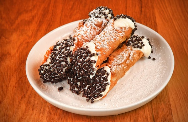 Cannoli with chocolate chips. CONTRIBUTED BY CHRIS HUNT PHOTOGRAPHY