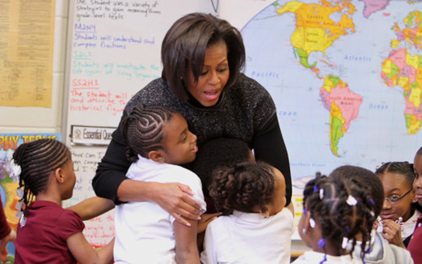 First lady Michelle Obama visits Atlanta