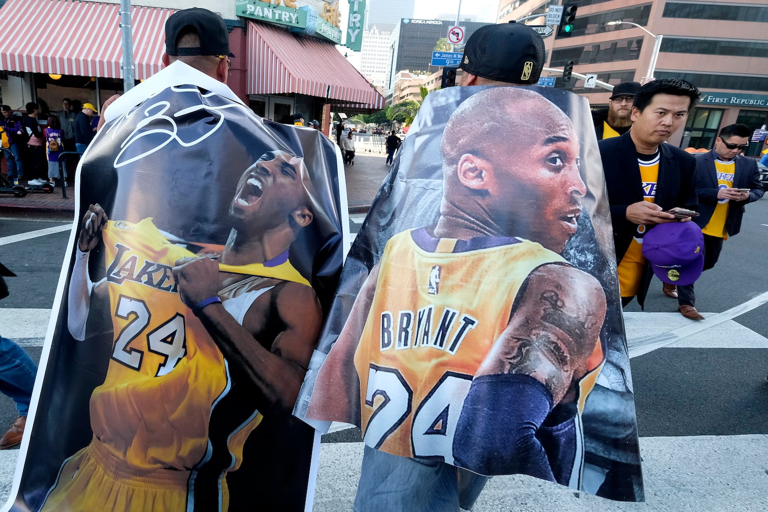 Moments from Kobe and Gianna Bryant’s memorial in Los Angeles