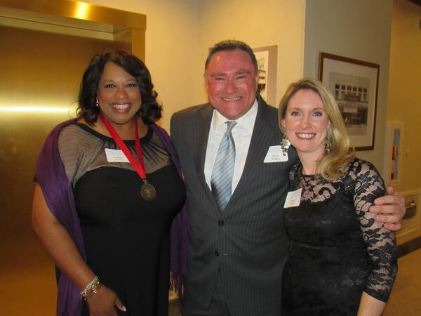  Condace Pressley (a 2016 Hall of Fame inductee), Mark McKay and Ashley Frasca. CREDIT: Rodney Ho/rho@ajc.com