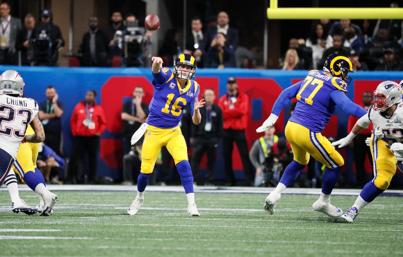 Photos: Patriots, Rams collide in Super Bowl in Atlanta