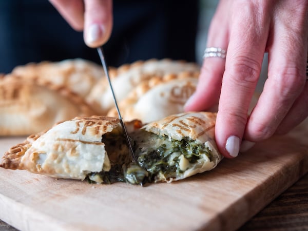 Belén de la Cruz in Savannah offers several different kinds of empanadas and other Argentinian foods. / Courtesy of Belén de la Cruz