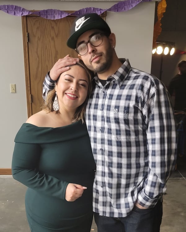 Arcelia Beltran, seen here in 2021 with her brother Ricardo Dorado Jr., says that on the night her brother died, he had wanted to call the police for help. She discouraged him out of fear for his safety. (Courtesy of Arcelia Beltran)