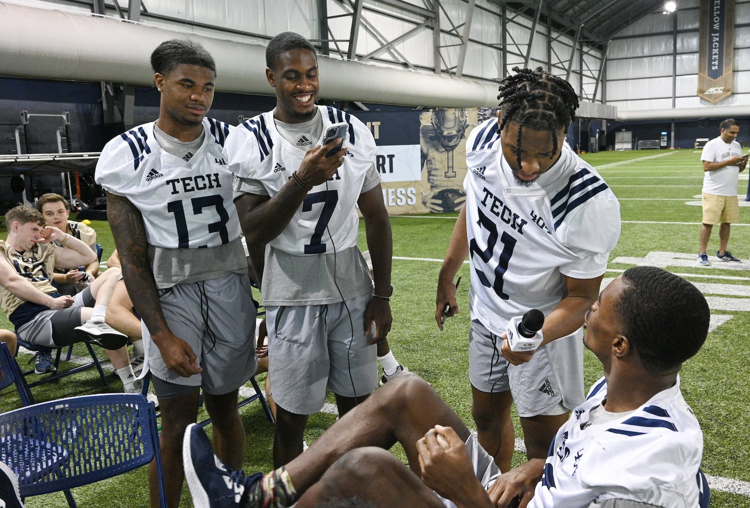 Georgia Tech football media day photo