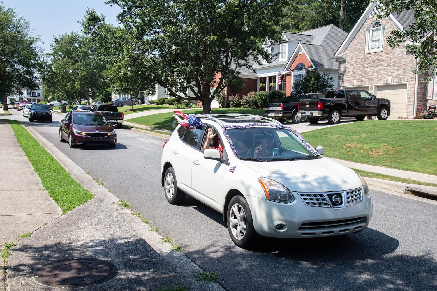 PHOTOS: Fourth of July drive-by parade in Powder Springs