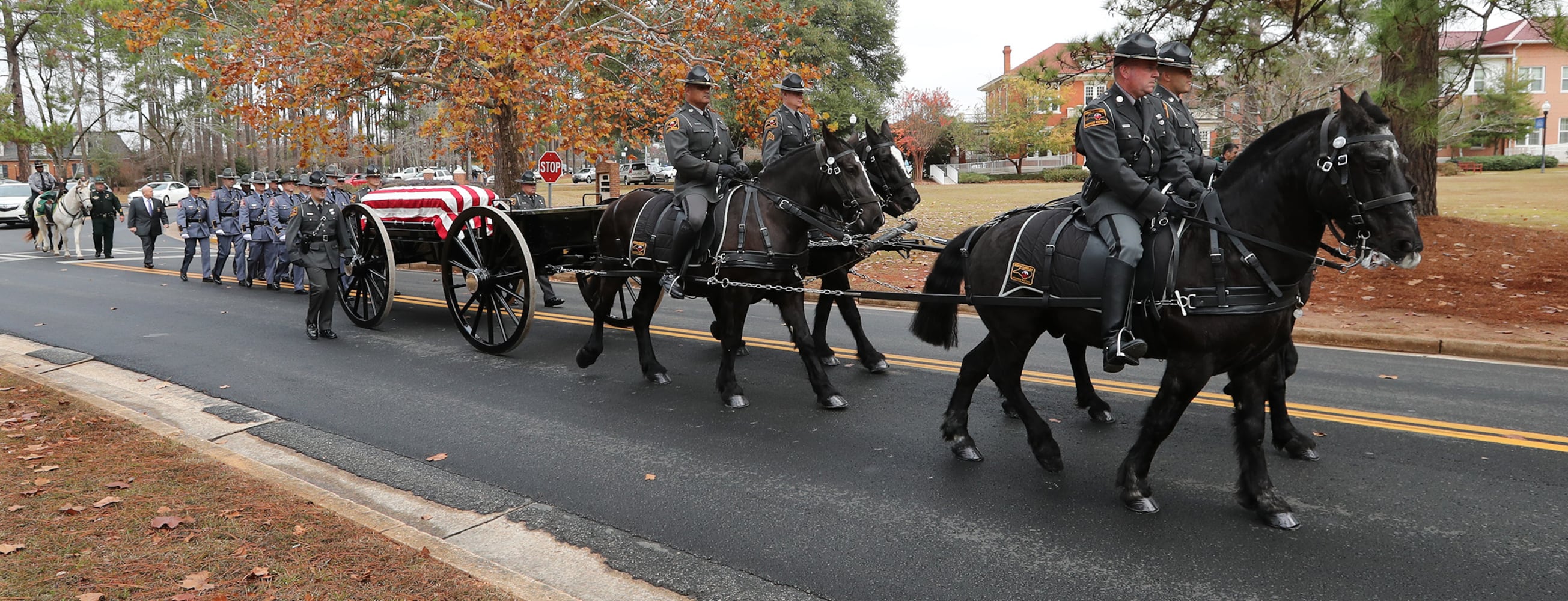 Funeral for campus police officer Jody Smith