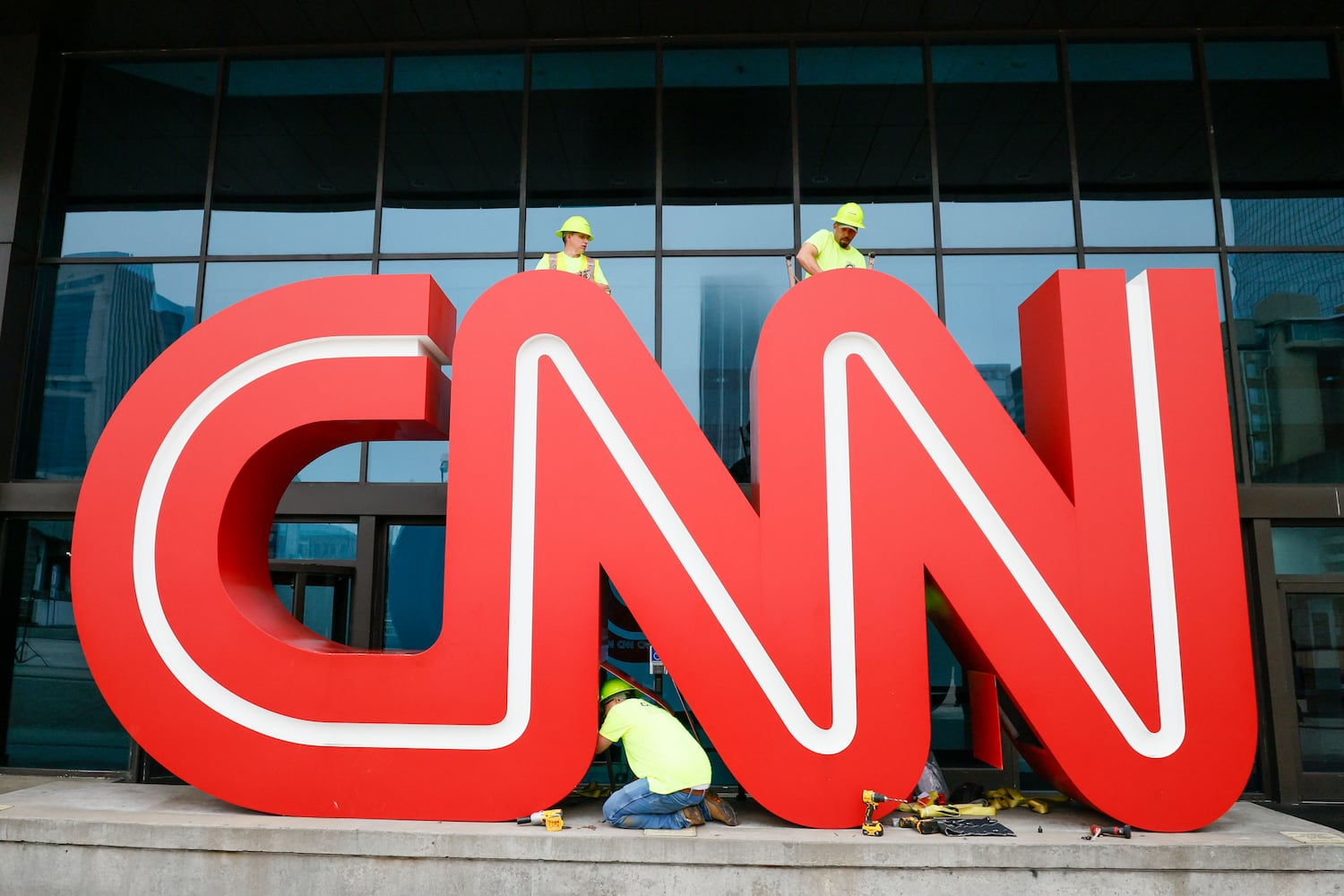 CNN signs removed