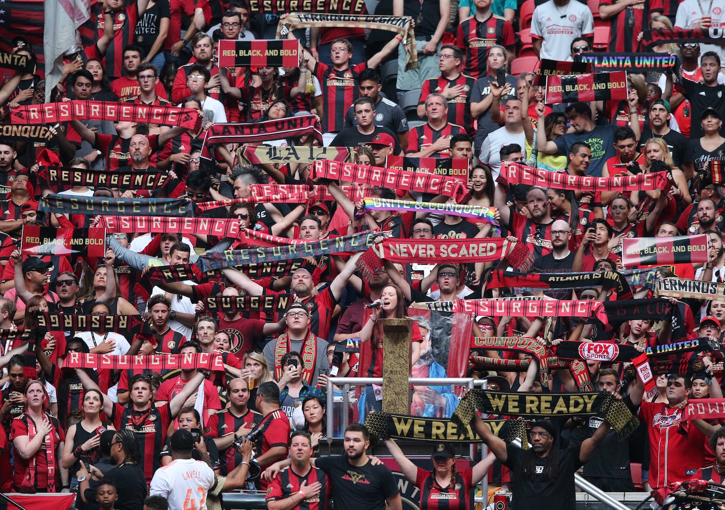 Photos: Mercedes-Benz roof open for Atlanta United victory