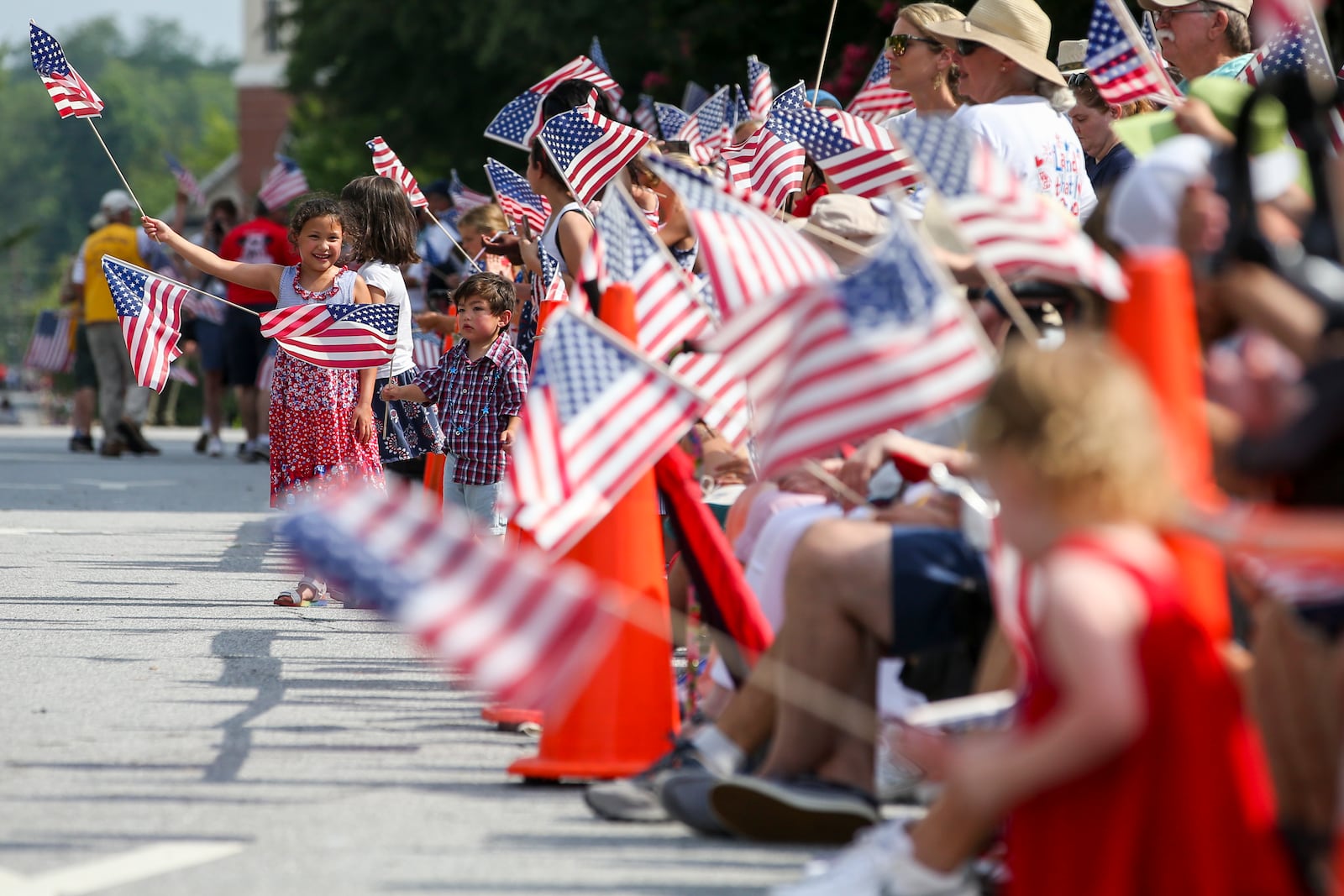 A Fourth of July celebration in Marietta, Ga., in 2022. (Chris Day/The Atlanta Journal-Constitution)