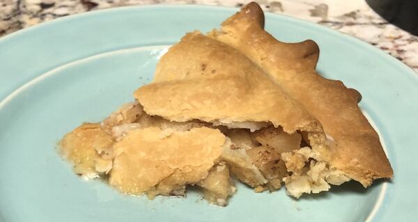 A slice of apple pie was the favorite dessert choice of William D. King, writer Bill King’s father. CONTRIBUTED BY MARY F. CUNNINGHAM