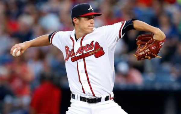 Braves rookie Matt Wisler (above) makes his sixth major league start Monday, facing former Brave Brandon Beachy, who'll make his second start for the Dodgers after coming back from a second Tommy John surgery. (Getty Images)