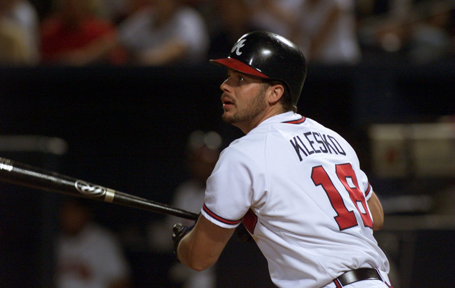 Klesko spent eight years with Braves