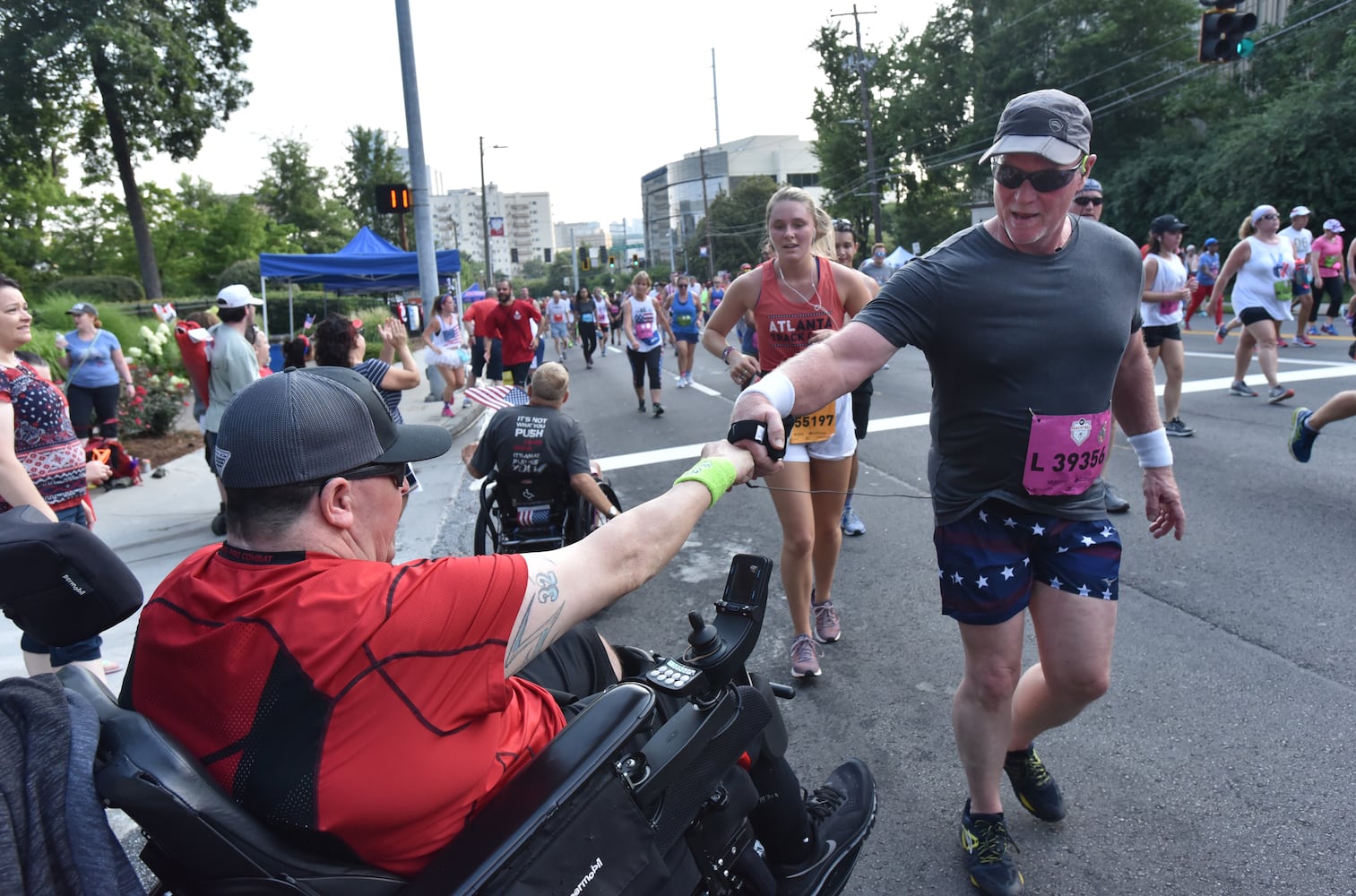 Photos: Cardiac Hill at AJC Peachtree Race