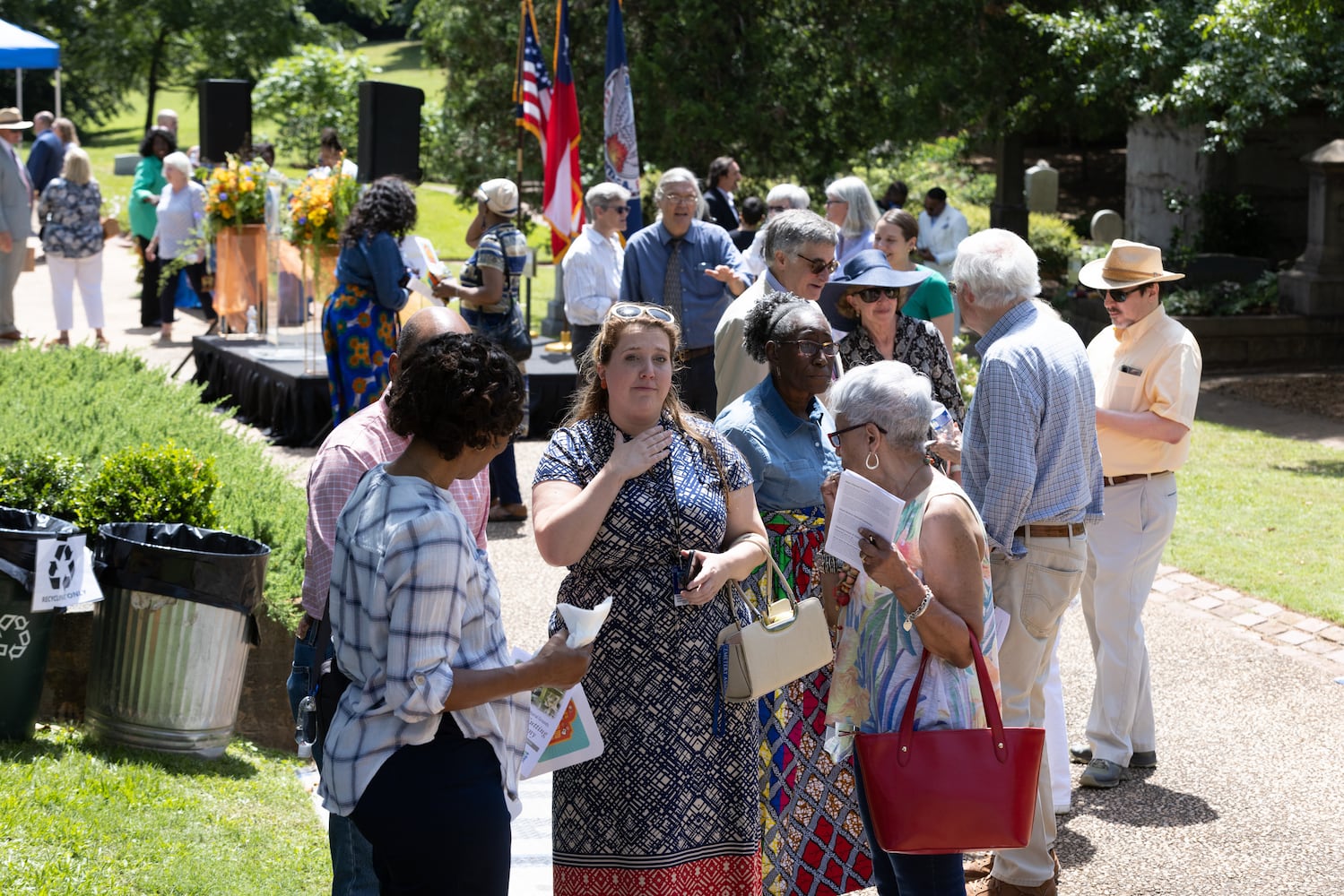 Newly restored African American Burial Grounds