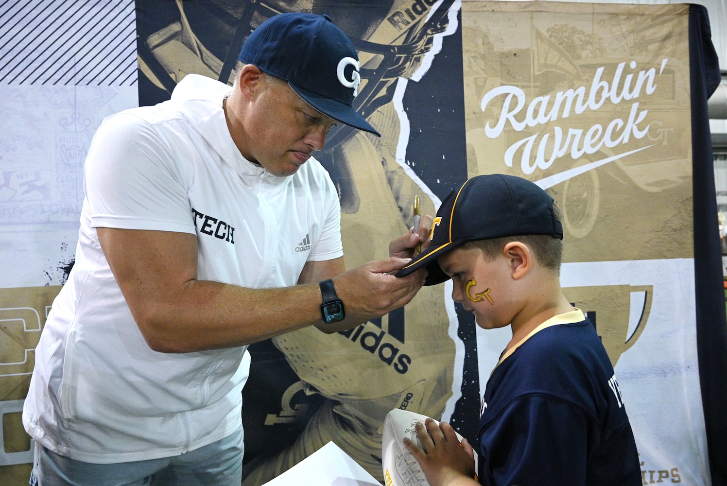 Georgia Tech fan day photo