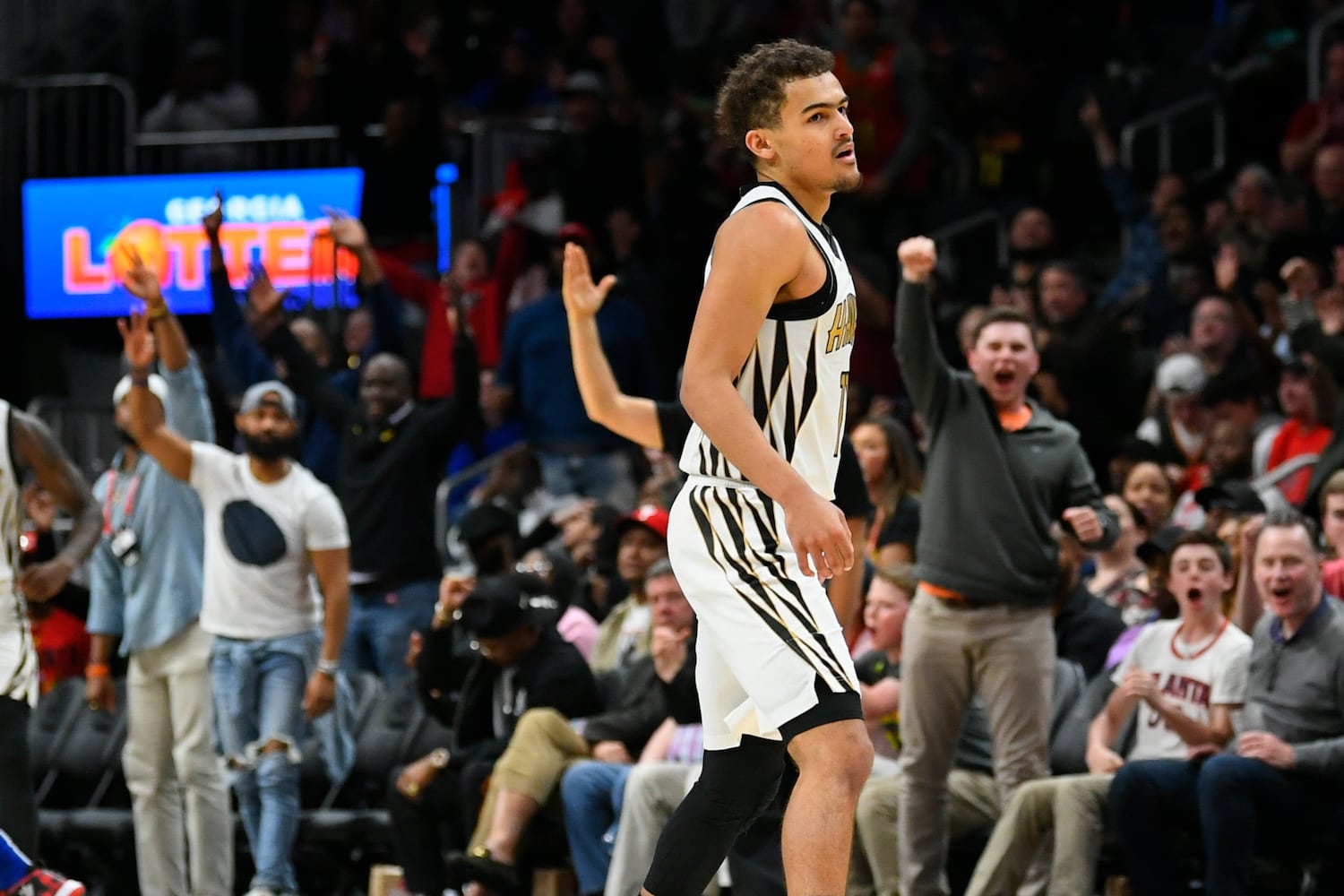 Photos: Trae Young, Hawks celebrate another win