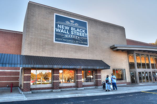 The New Black Wall Street Market in Stonecrest is envisioned as a space to foster Black- and other minority-owned businesses. (Chris Hunt for The Atlanta Journal-Constitution)