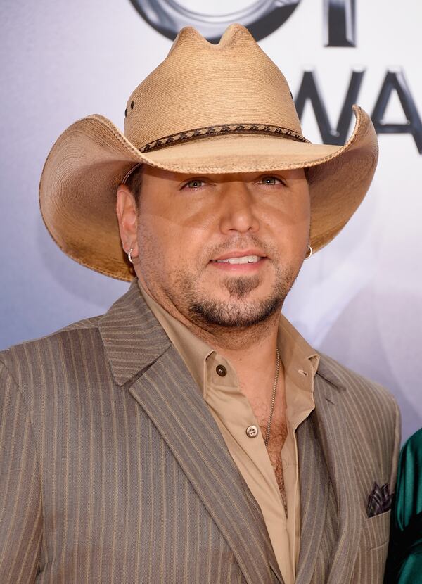 NASHVILLE, TN - NOVEMBER 04: Musician Jason Aldean attends the 49th annual CMA Awards at the Bridgestone Arena on November 4, 2015 in Nashville, Tennessee. (Photo by Michael Loccisano/Getty Images)