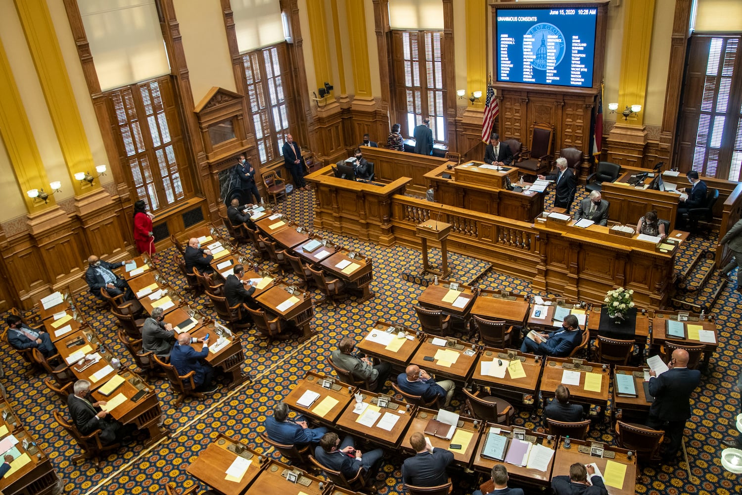 PHOTOS: Georgia lawmakers return to Capitol after coronavirus