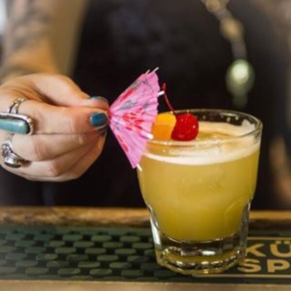 The Albert serves up a Hotlanta Tiki using local 18.21 Tiki Thai syrup.