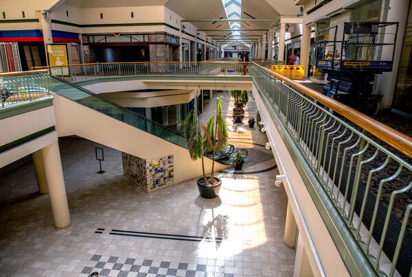  Gwinnett Place Mall stands mostly vacant in Duluth Wednesday, August 18, 2021.  STEVE SCHAEFER FOR THE ATLANTA JOURNAL-CONSTITUTION