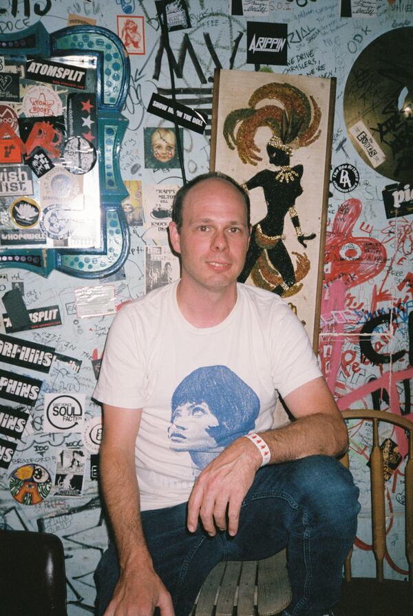 Jeffrey Bützer, backstage at The Earl in August. 
(Courtesy of Avery Newmark)