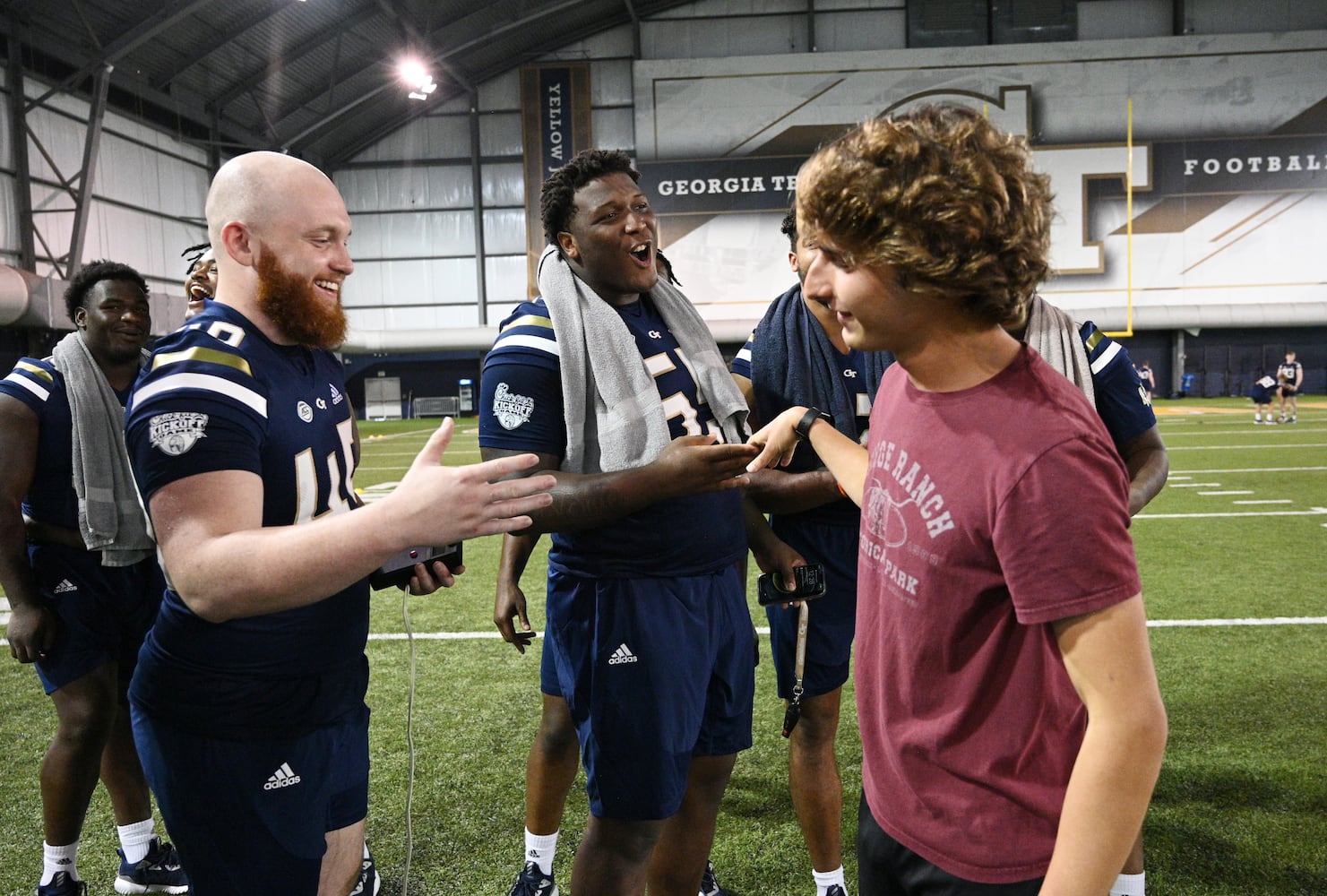 Georgia Tech fan day photo