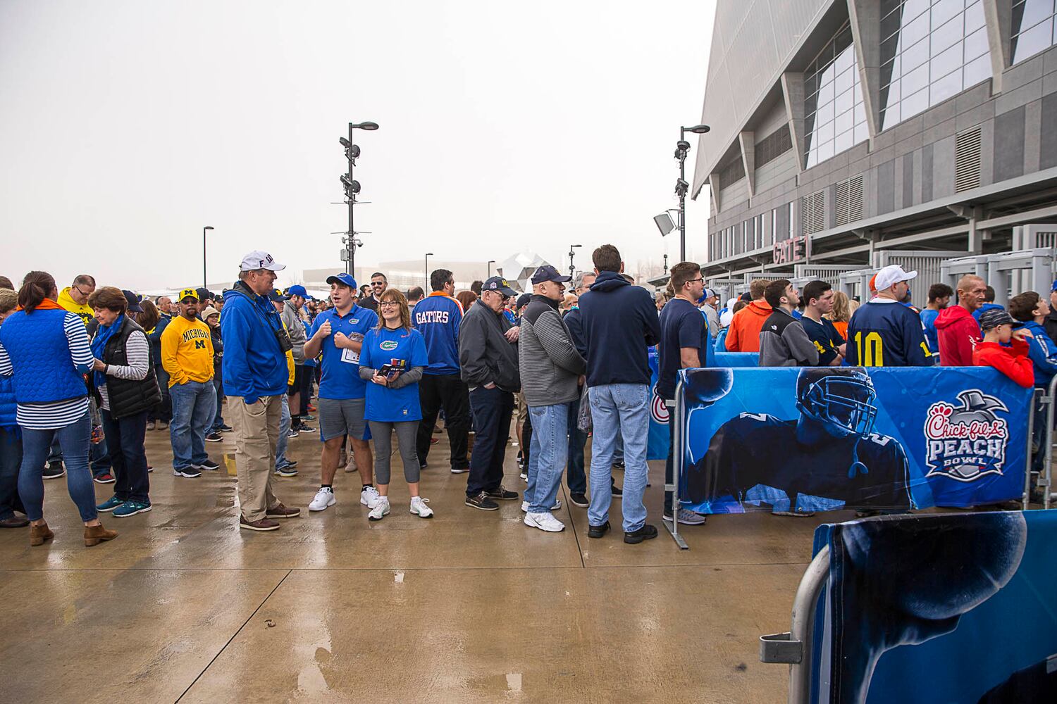 Photos: Florida, Michigan square off in Atlanta’s Chick-fil-A Bowl