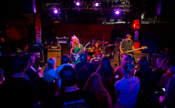 The band Ume perform on stage at The Masquerade in Atlanta on Saturday, July 28, 2012. Photo: Jonathan Phillips Special