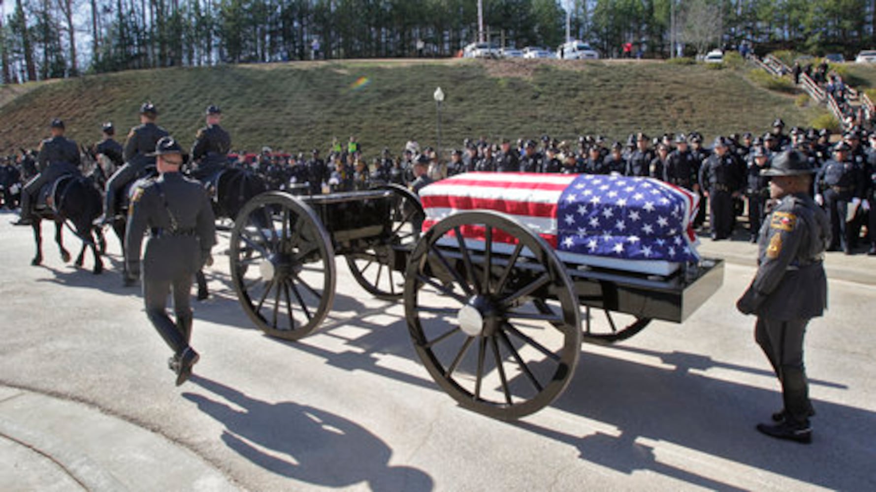 Funeral for Atlanta Police Officer Gail Thomas