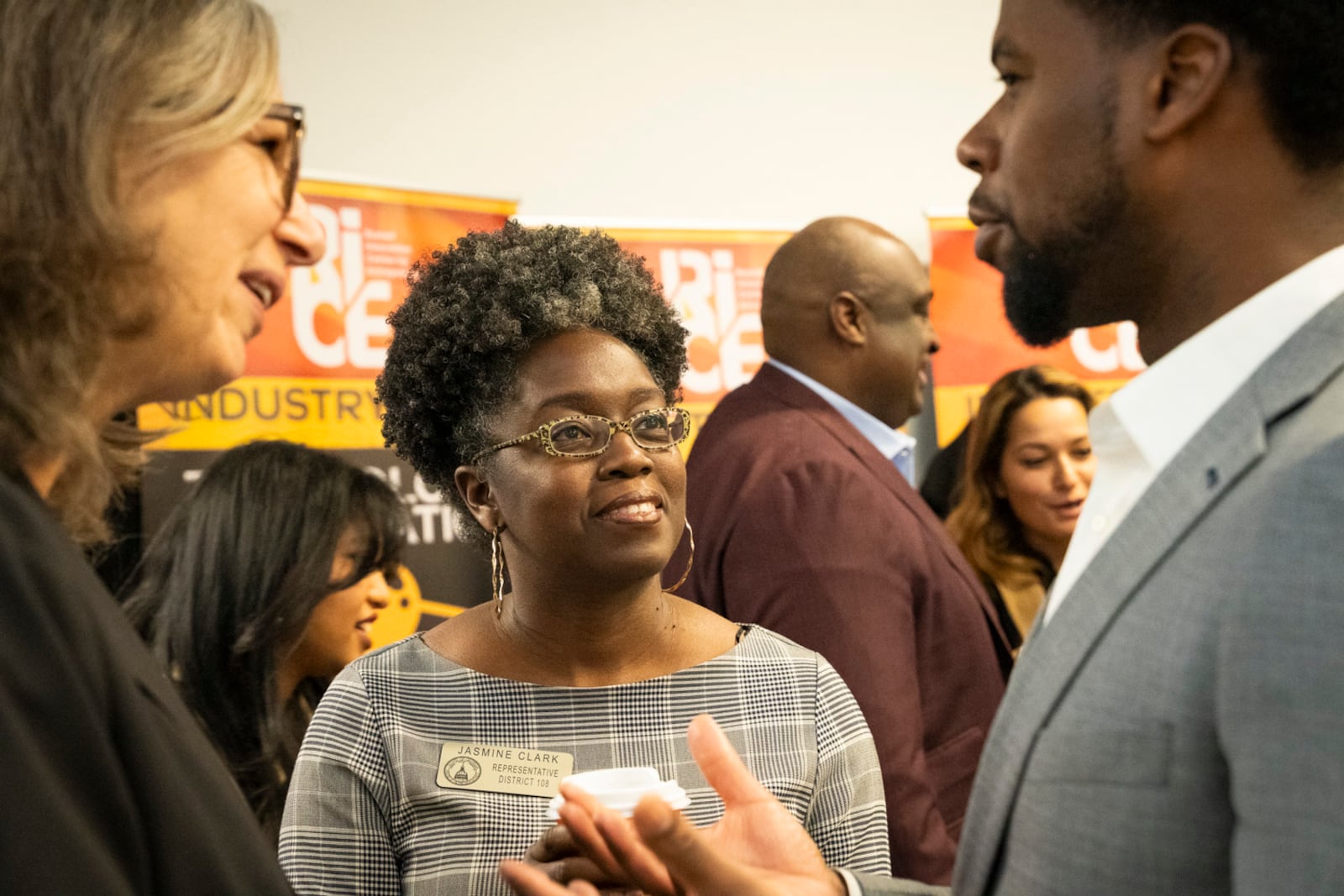 State Rep. Jasmine Clark, who survived a tight race to win reelection, said the Democratic Party of Georgia should have done more this election cycle. “I felt like I was on my own," she said. "Georgia is a battleground state, and our effort in state level races, which I truly believe only helps prop up the top of the ticket, was limited.” (Olivia Bowdoin for the AJC).