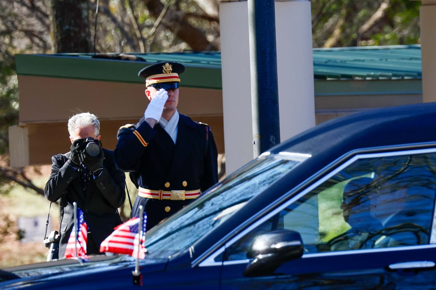 Jimmy Carter departure ceremony