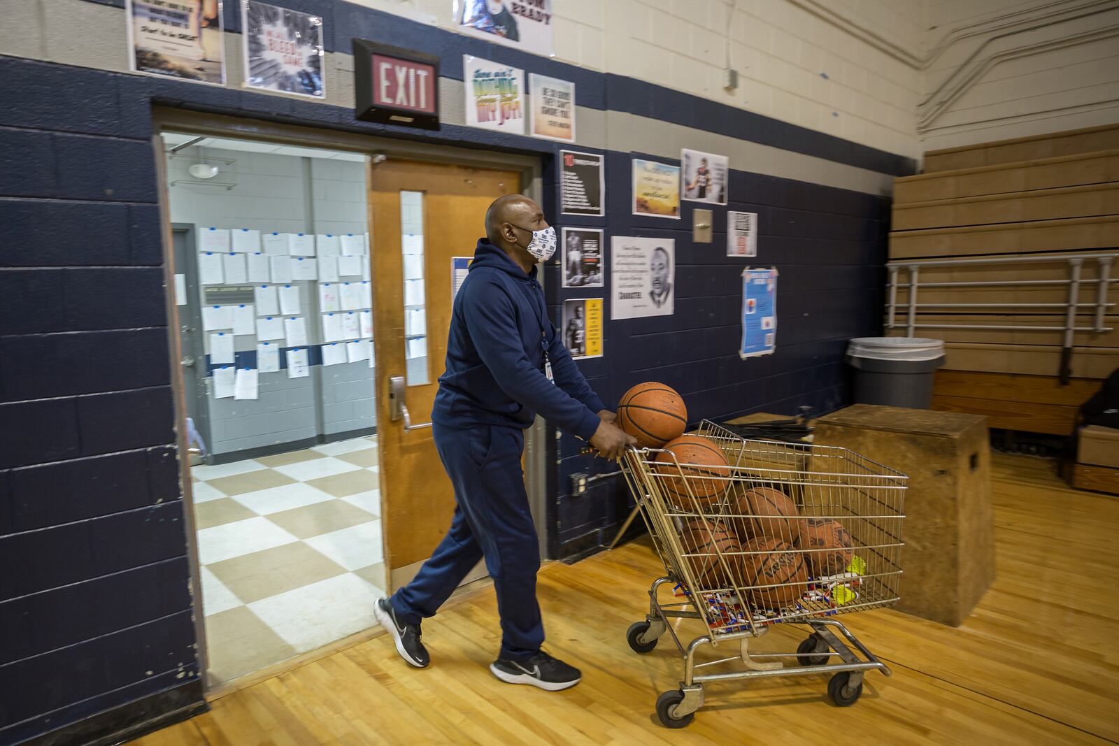 Keith Legree, the star player on the Statesboro high school’s 1991 State Championship team has returned to take the place of his mentor coach Lee Hill. Legree went on to play college basketball at the University of Louisville and the University of Cincinnati. He has coached basketball for two decades. (AJC Photo/Stephen B. Morton)