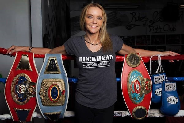 Two-time world champion boxer Terri Moss went pro in 2002 and fought for six years before retiring at 42. She is currently the owner of Buckhead Fight Club. CONTRIBUTED BY TERRI MOSS