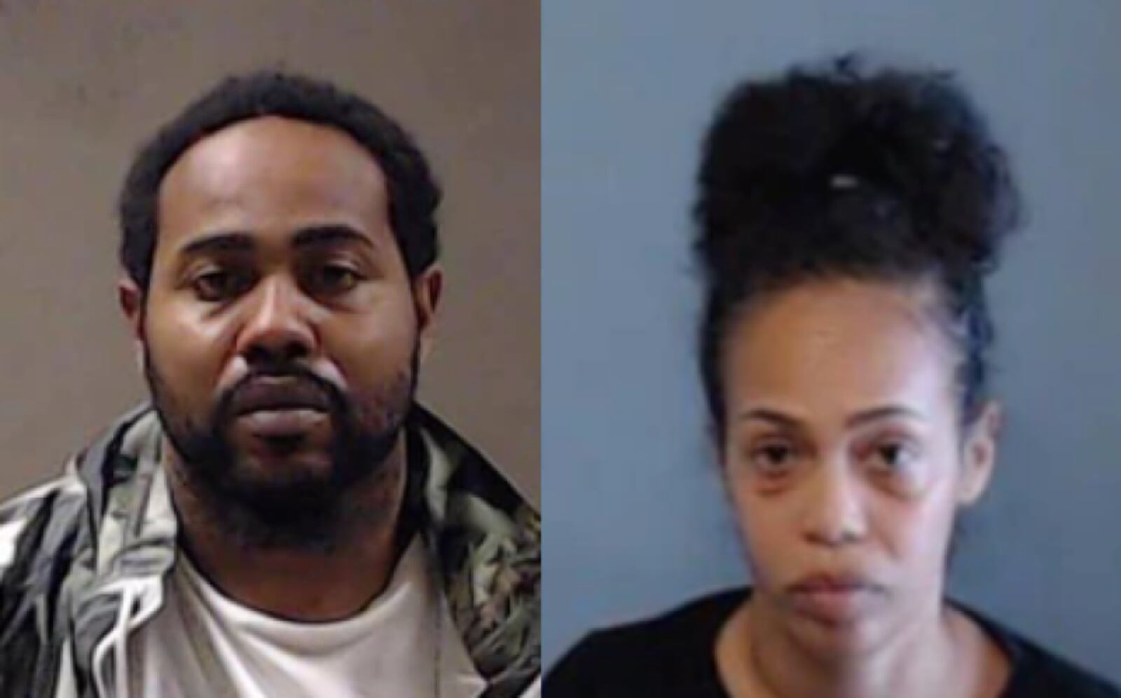 Delarius Miller (left) and Santana Miller were arrested on charges of malice murder in a Wednesday night shooting at the Brannon Hill condominium complex, the same complex were a vehicle stolen in a Clarkston kidnapping was discovered hours earlier.