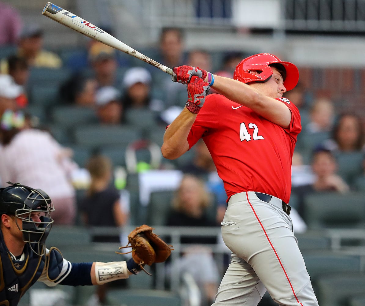 Photos: Tech and Georgia battle in baseball at SunTrust Park