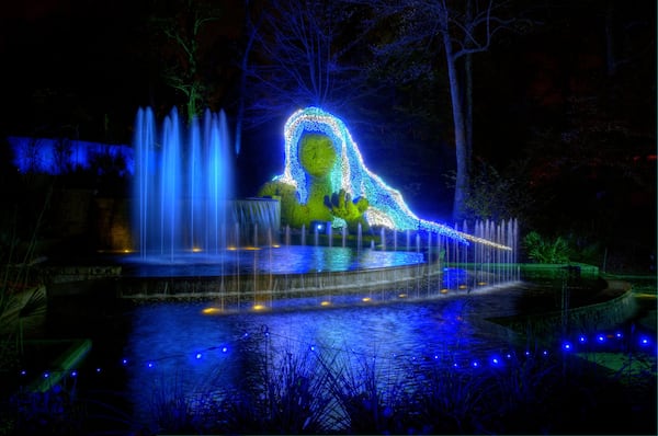 Atlanta Botanical Garden’s Garden Lights, Holiday Nights. CONTRIBUTED BY JOEY IVANSCO