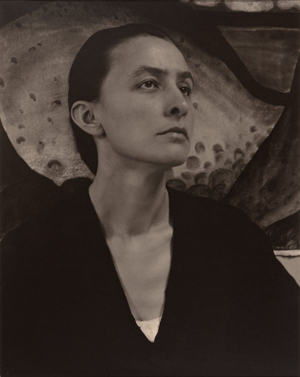 Alfred Stieglitz (American, 1864–1946), Georgia O'Keeffe, 1918, platinum print. (Courtesy of the Art Institute of Chicago)