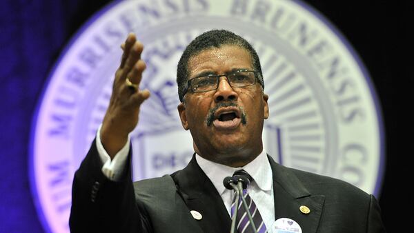 Stanley J. Pritchett Sr., seen here in 2012, became president of Morris Brown College in 2010. (HYOSUB SHIN / HSHIN@AJC.COM)