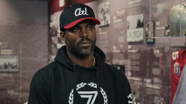 Former Atlanta Falcons quarterback Michael Vick.