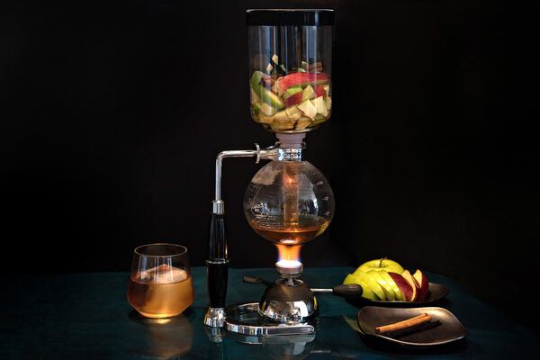 A double-chambered infuser extracts botanical essences for a one-of-kind cocktail experience at the Lobby Bar at the Ritz-Carlton Amelia Island. Contributed by the Ritz-Carlton.