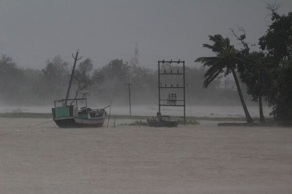 A strong cyclone blew heavy rains and strong winds into coastal India and Bangladesh on Wednesday after more than 2.6 million people were moved to shelters in a frantic evacuation made more challenging by the coronavirus. 