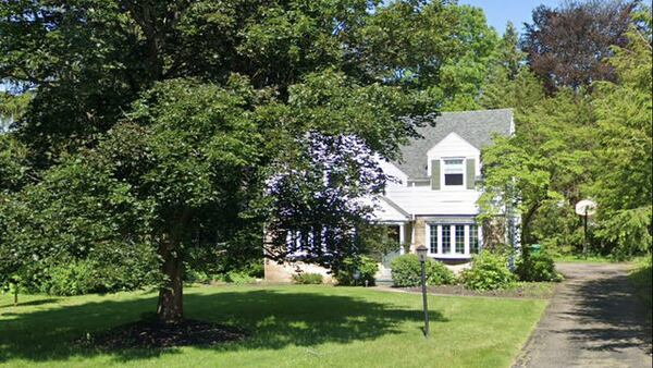 Pictured in a June 2019 Street View image is the Brighton, New York, home where Cathleen Krauseneck, 29, was killed Feb. 19, 1982, by an ax to the forehead. Her husband, James Krauseneck Jr., now 67, was charged Nov. 8, 2019, with her murder. Google photo