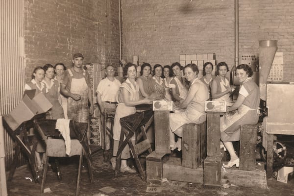 Chattanooga Bakery factory workers pose in an undated photo. (Courtesy of Chattanooga Bakery)