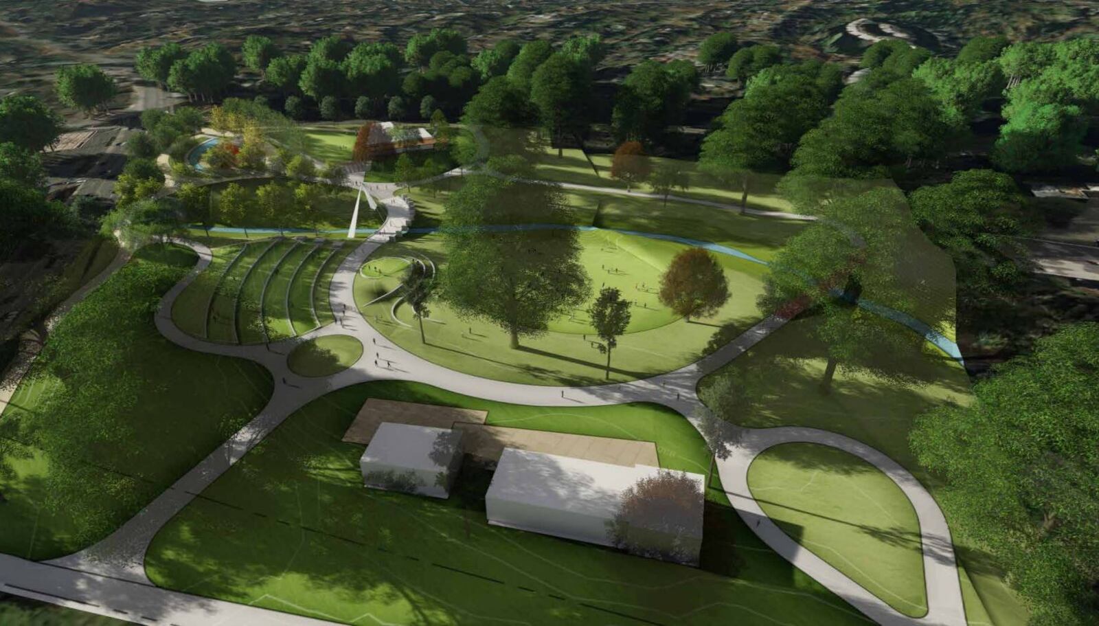 Rendering of Piedmont Park expansion