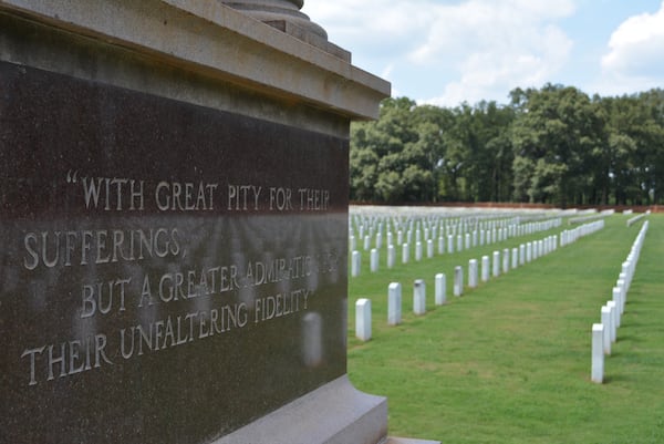 After the Civil War, the “Angel of the Battlefield,” nurse Clara Barton, helped identify and mark the graves of Union soldiers buried in what is now Andersonville National Cemetery. CONTRIBUTED BY NATIONAL PARK SERVICE