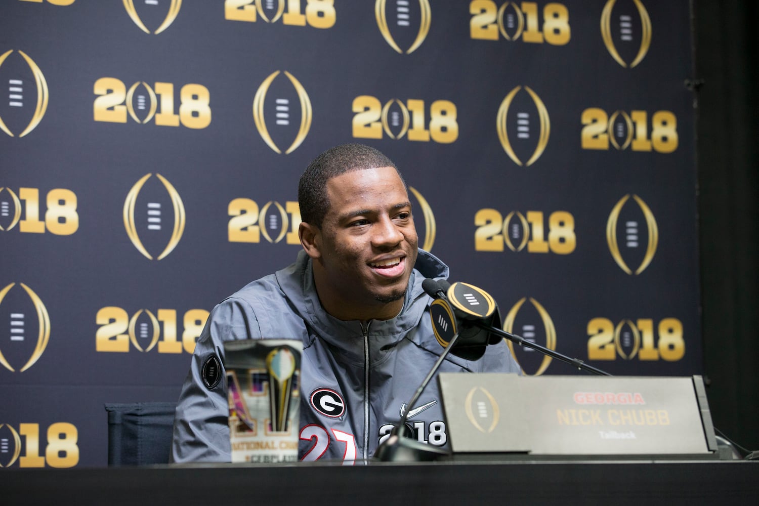 Photos: Bulldogs meet the press during Media Day at Philips Arena